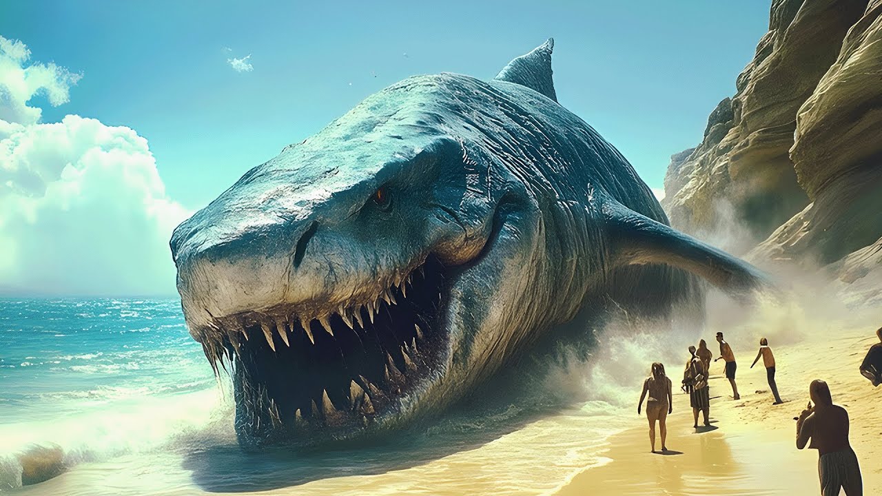 Giant Megalodon Shark Beached Itself Near the Shore to Get Revenge on Humans | Movie Recap