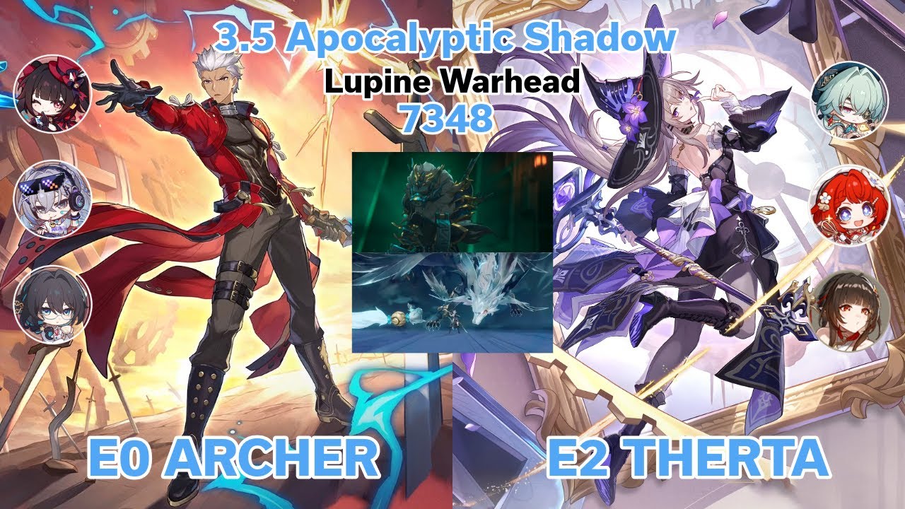Herta PUNCHING through 40% ICE RES vs Feixiao | Archer & Herta | 7348 | HSR 3.5 Apocalyptic Shadow