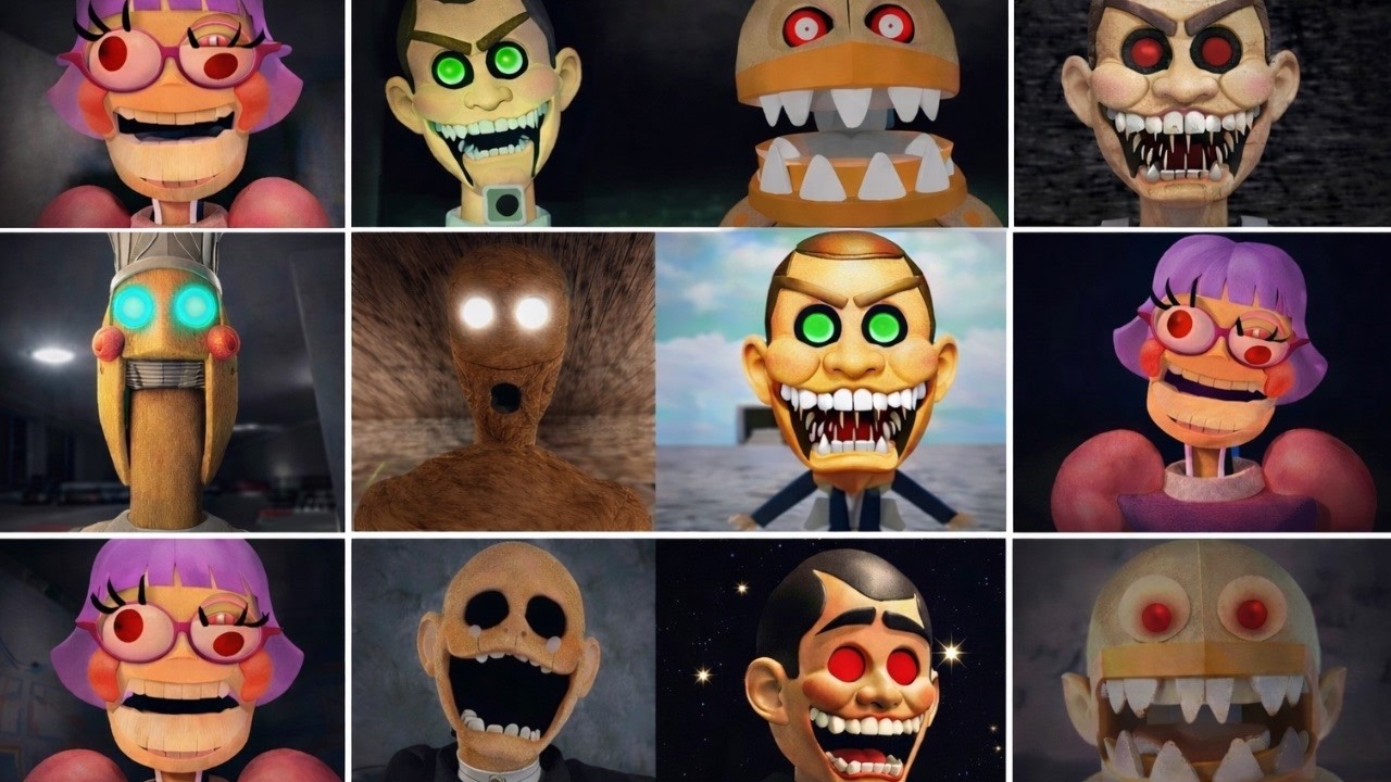 Escape Mr Funny's ToyShop Vs Escape Miss Ani Tron's Detention All Jumpscares Comparison