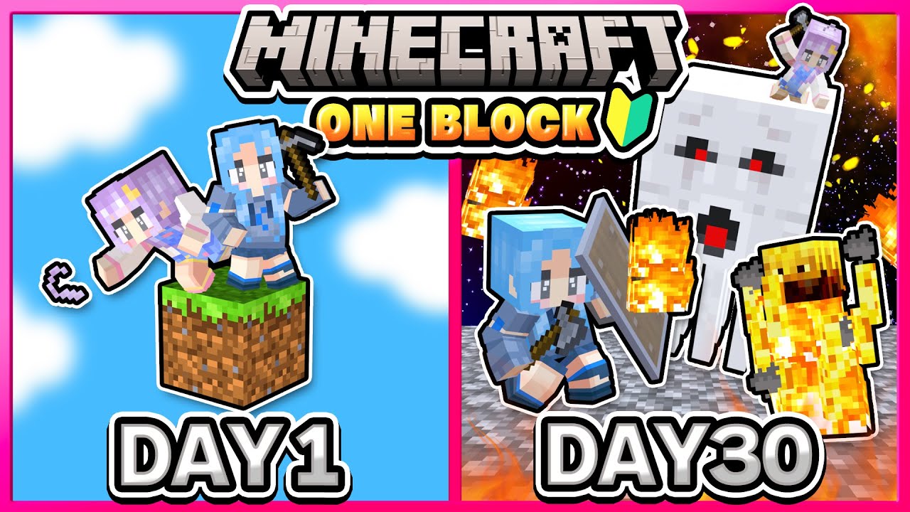 🪐【マイクラ】ワンブロック初心者が100日間サバイバルしてみた結果🔰⛏＜Day21～Day30＞【ゆっくり実況】