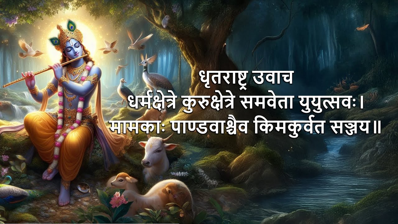 Gita Chapter 1 Shlok 1 Chanting Practice | Bhagavad Gita Hindi #bhagwadgeeta #krishna