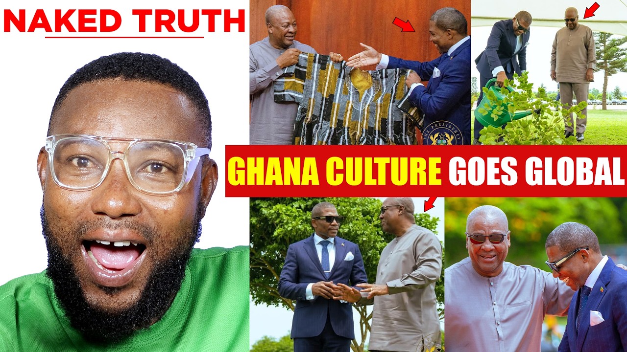 🔥Caribbean Leader Praises Prez. Mahama & Wears Ghana’s Fugu!🤗