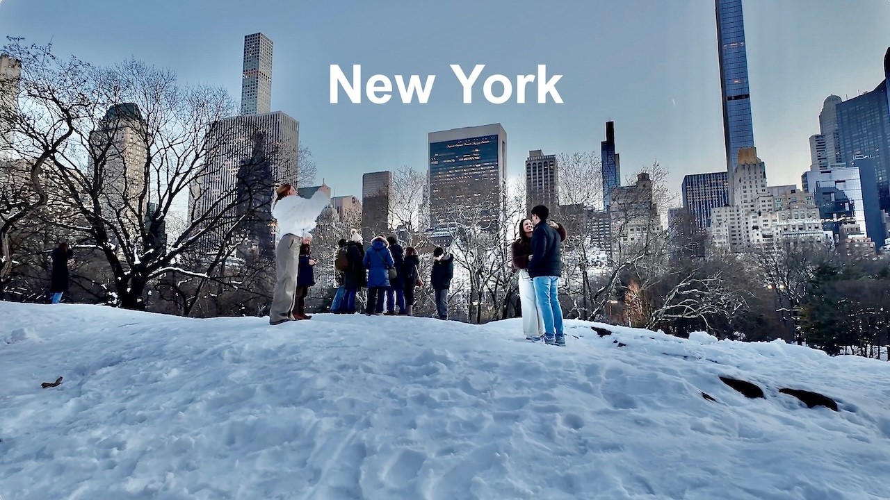 Central Park Sunset to Dusk Winter Walk NYC 2026 | Walking Tour