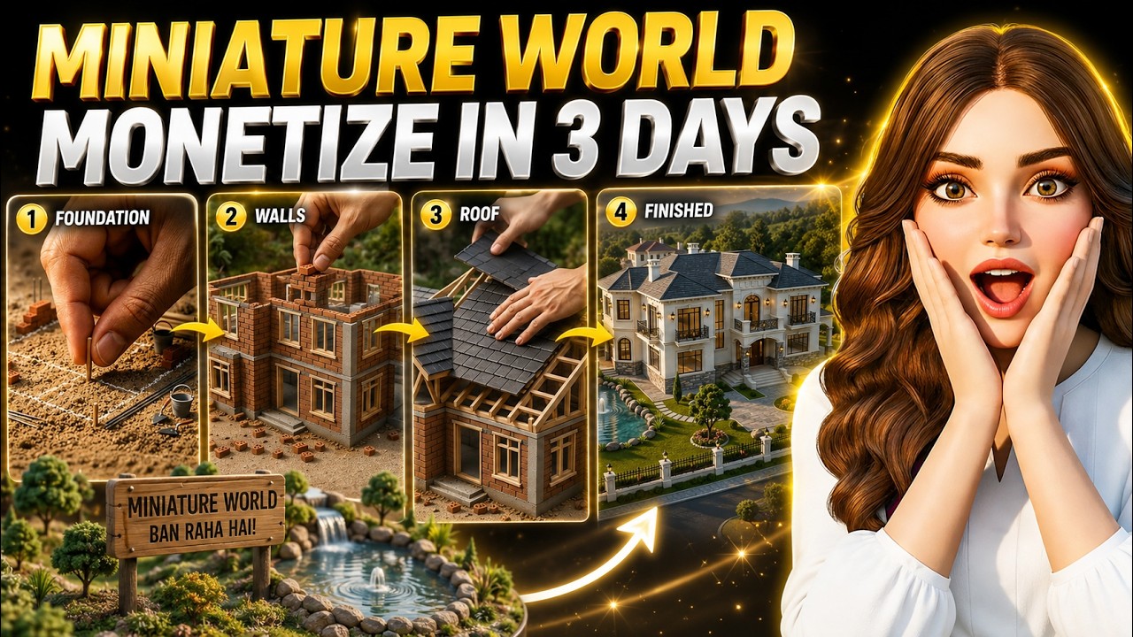 Make Realistic Miniature Construction Videos with AI | 100% FREE