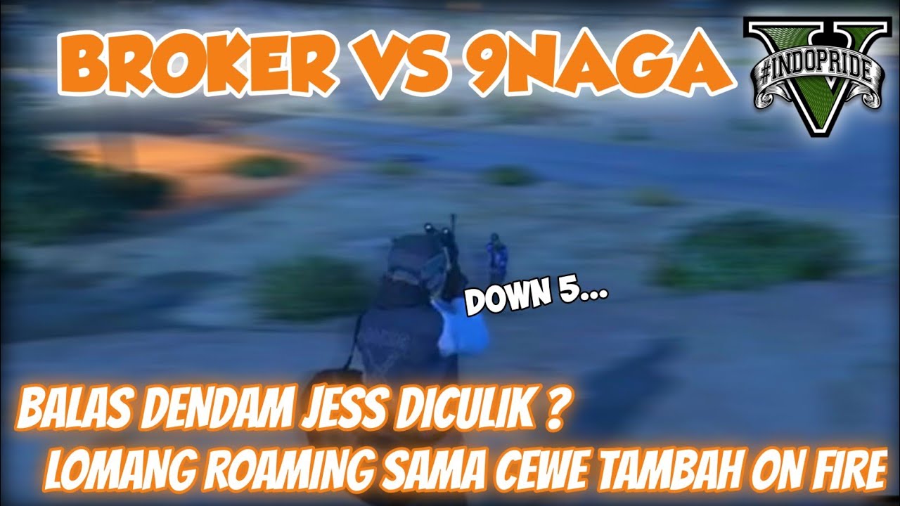 ANAK BROKER RADIO MINTA BACKUP !? BERUJUNG PERANGG DI SS !! BROKER VS 9NAGA ( GTA V ROLEPLAY )
