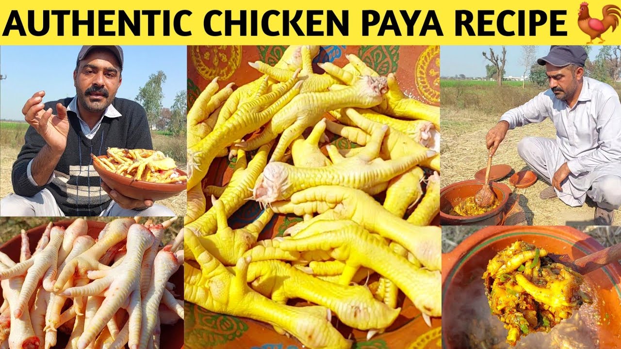 Chicken Paya 🐓 Clean Process With Easy Trick 🫡 Claypot Recipe | Village Kitchen Secrets