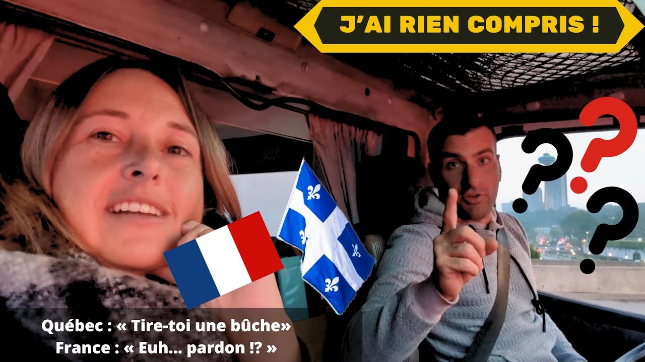 #146-QUÉBECOIS  VS FRANÇAIS : ON SE COMPREND...PRESQUE😅RIRES À LA FRONTIÈRE USA/CANADA !!! HUMOUR...