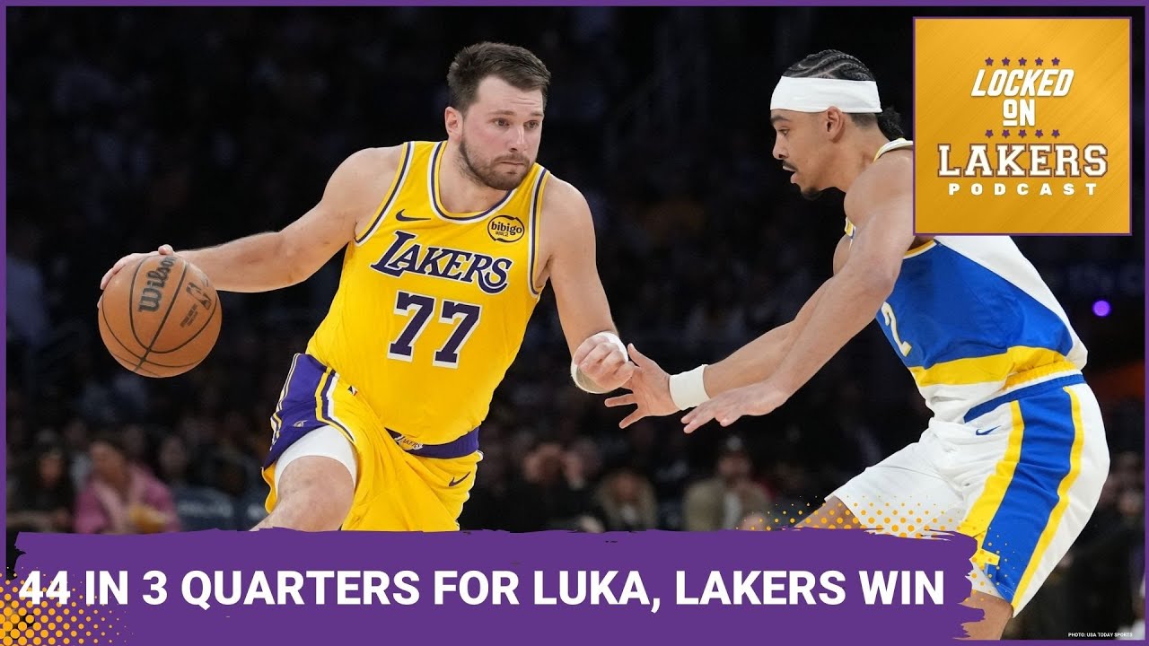 Luka Dončić SCORES 44 IN 3 QUARTERS, Lakers Beat Indiana 128-117