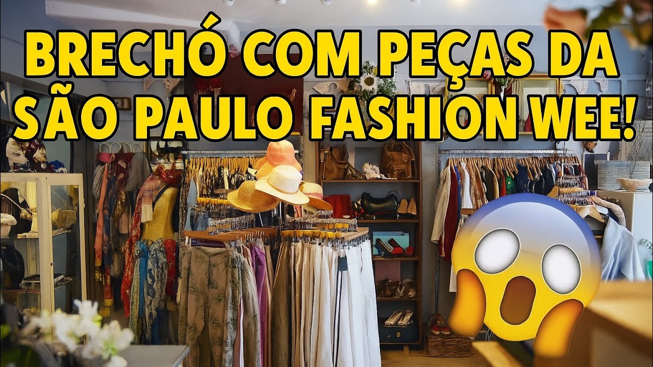 BRECHÓ COM PEÇAS DA SÃO PAULO FASHION WEEK - brechós nos Largo do Arouche em São Paulo 