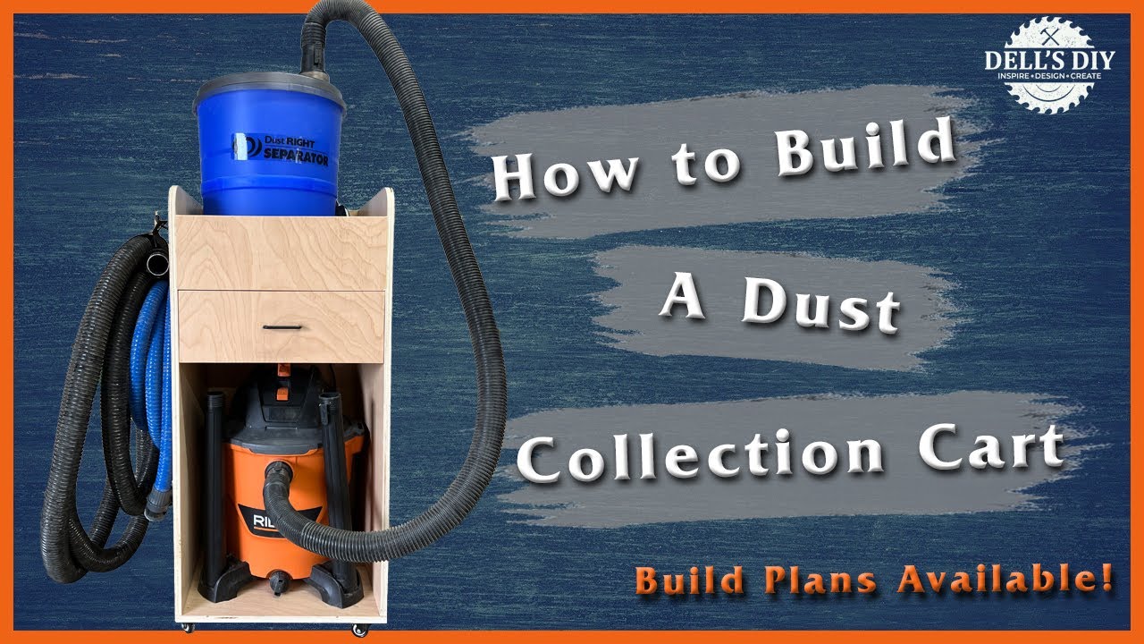 STOP Inhaling Dust! Build a MIND-BLOWING Mobile Dust Collection Cart