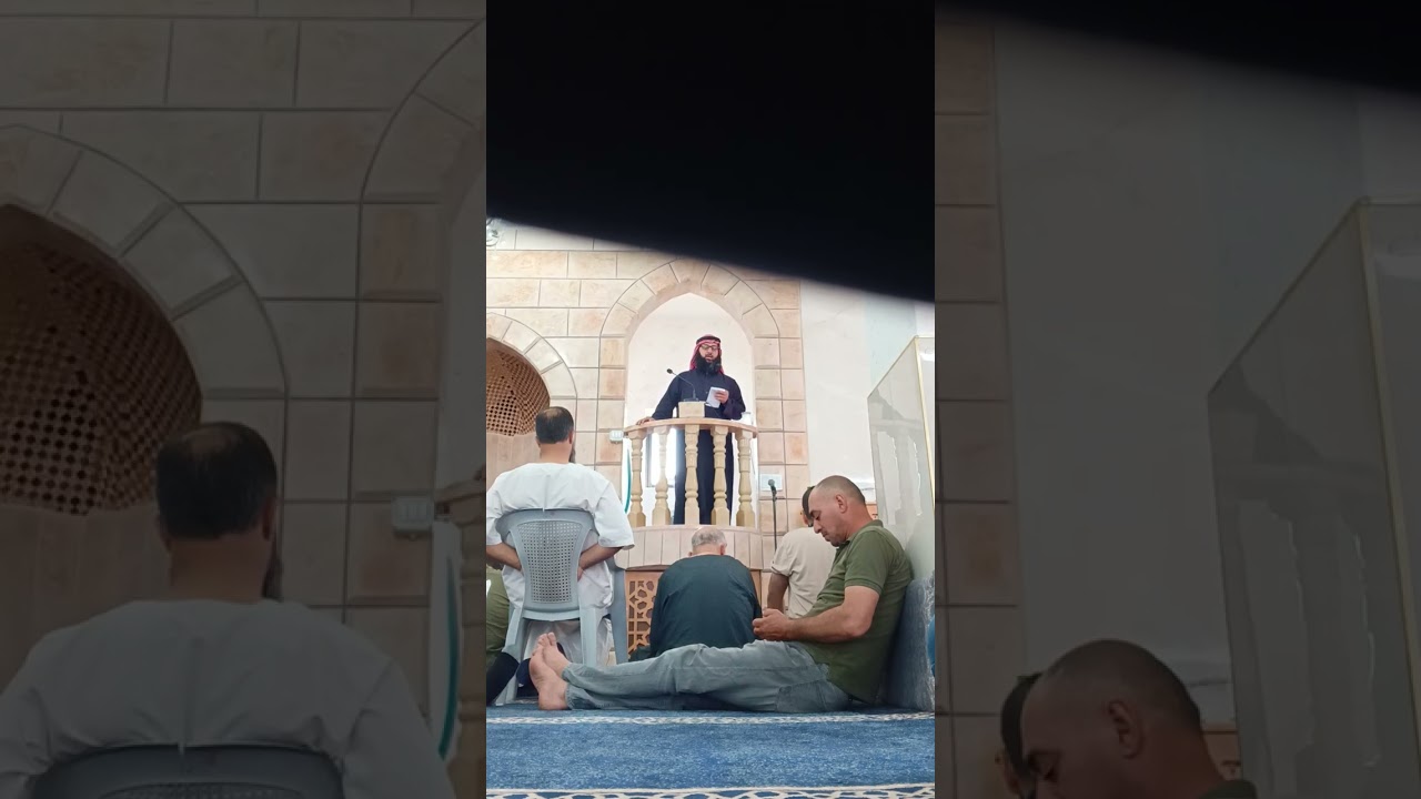 خطبة وصلاة الجمعه من مسجد ابو بكر الصديق في خلايل اللوز بيت لحم 7/11/2025