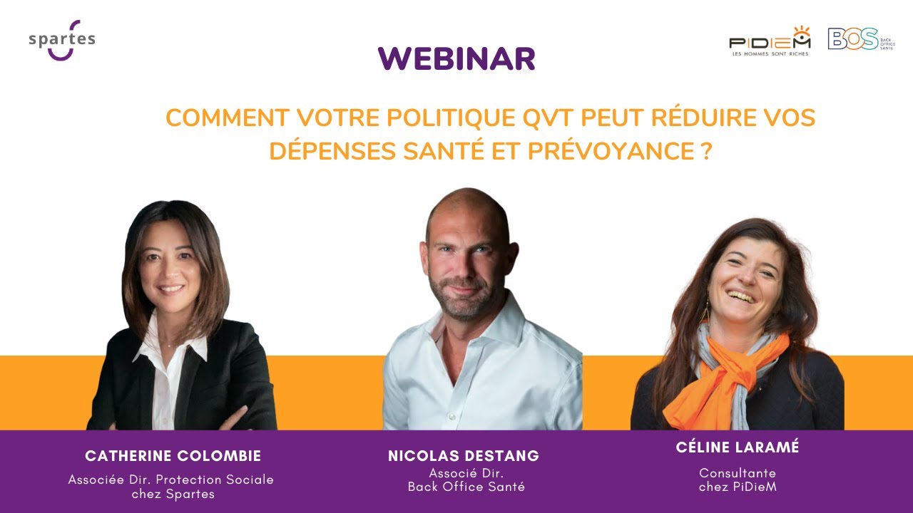 Webinar - Comment votre politique QVT peut réduire vos dépenses Santé et Prévoyance ?