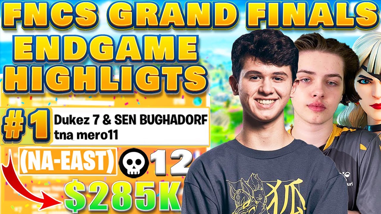 BUGHA, MERO & DUKEZ Win NAE FNCS GRAND FINALS 🏆 12 Kills - FULL MATCH REPLAY