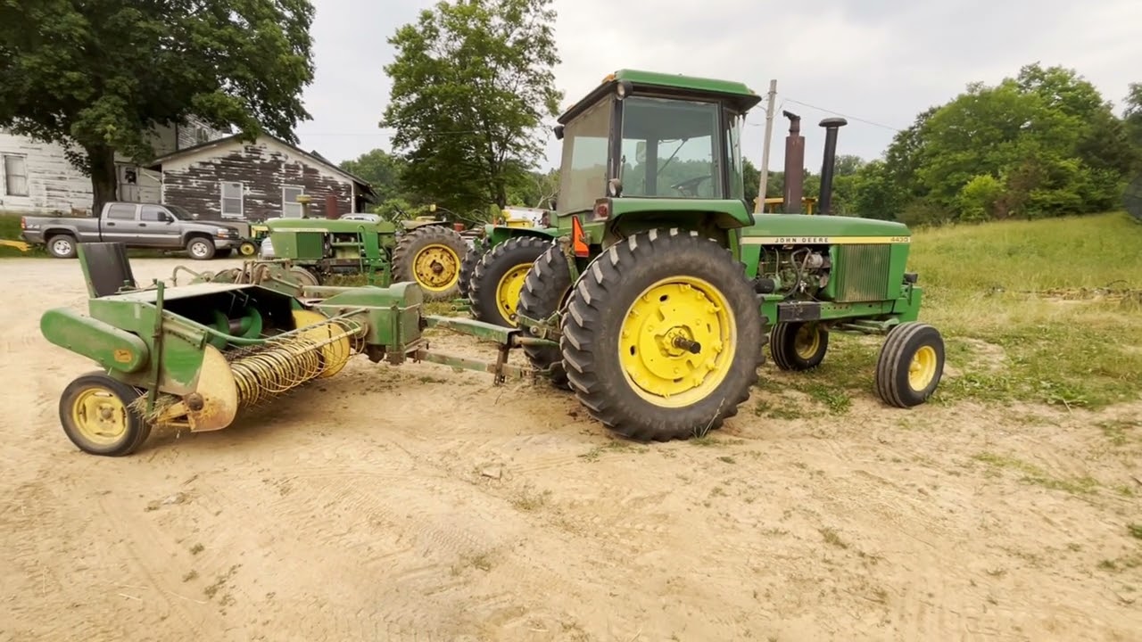 It's hay season!  John Deere 24T Square Baler
