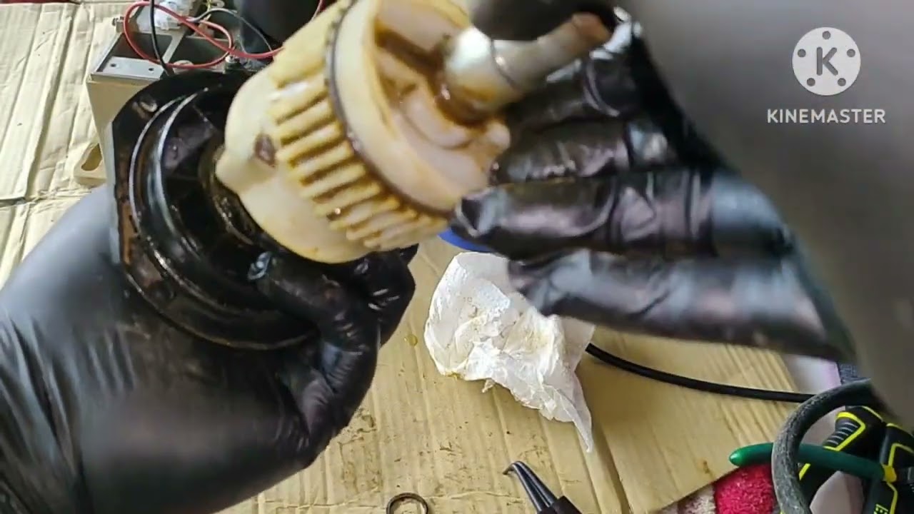 Repair autogate. iSlide motor. change inner gear#autogate #islide