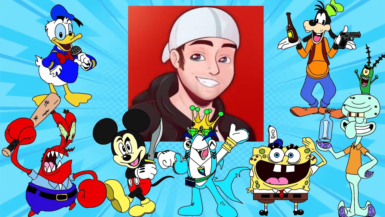 Tal_on Comics: Krusty Krab Horror & Mickey Mouse Crackhouse Vol 1 