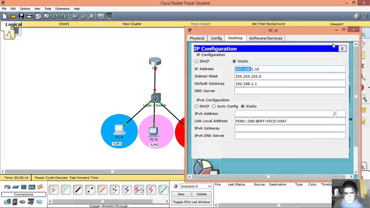Layer 3 Switch - InterVLAN Routing and Connection to ISP