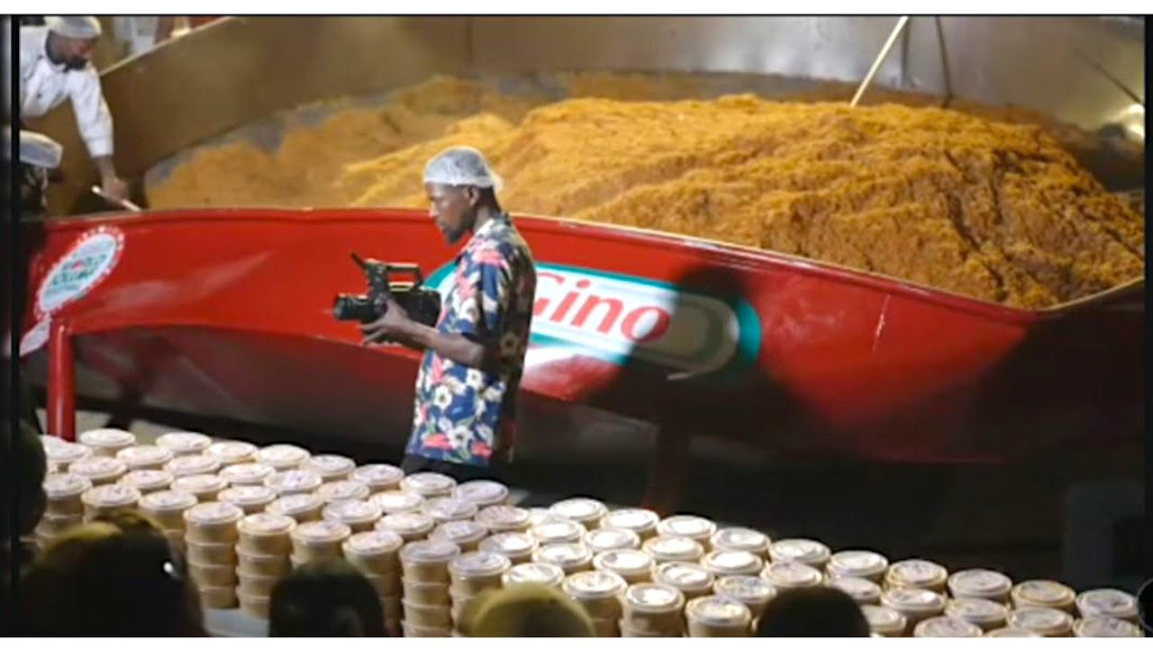 Hilda Baci Live Cooking Video Of The Largest Pot Of Jollof Rice, Gino Festival 🇳🇬🇳🇬🇳🇬 Nigeria