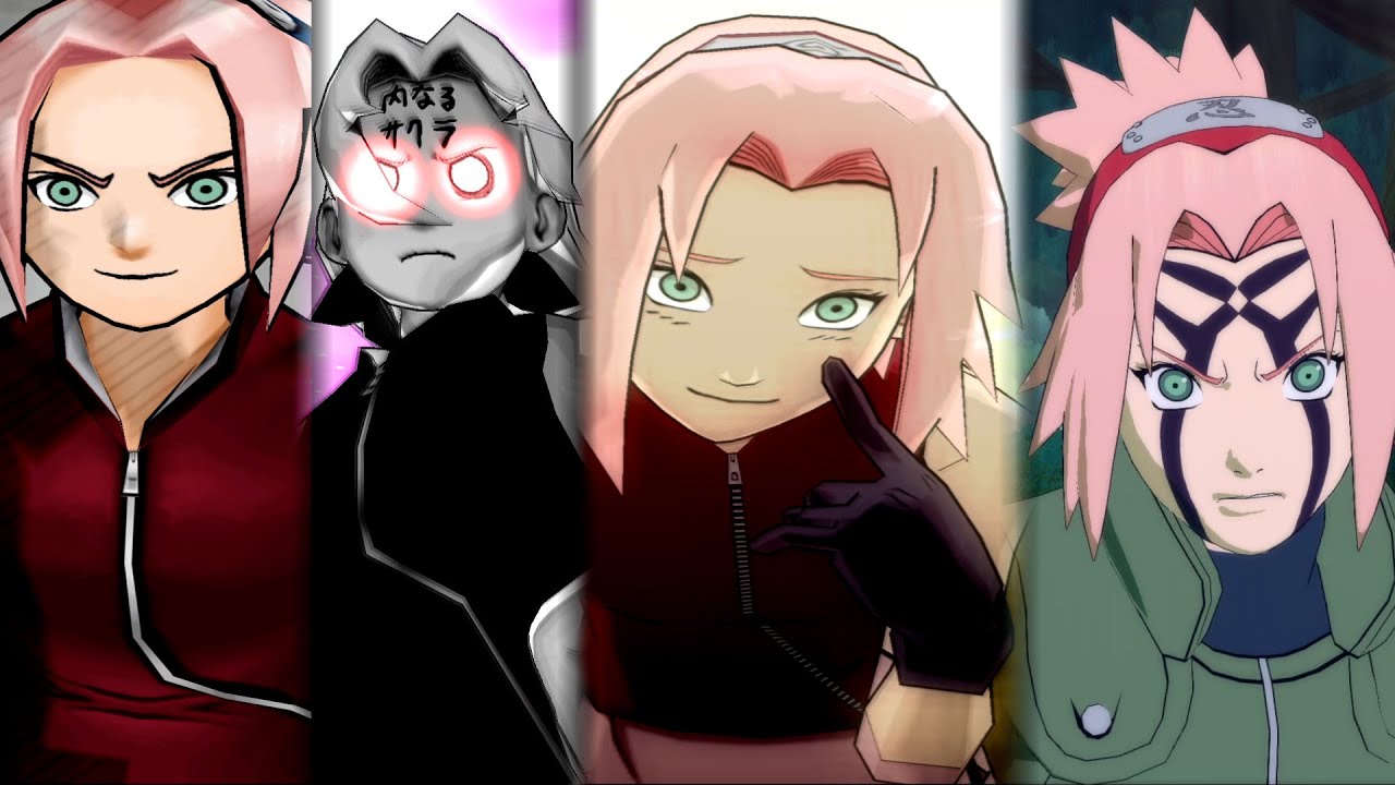 Sakura Ultimate Jutsus Evolution in All Naruto Ultimate Ninja Series