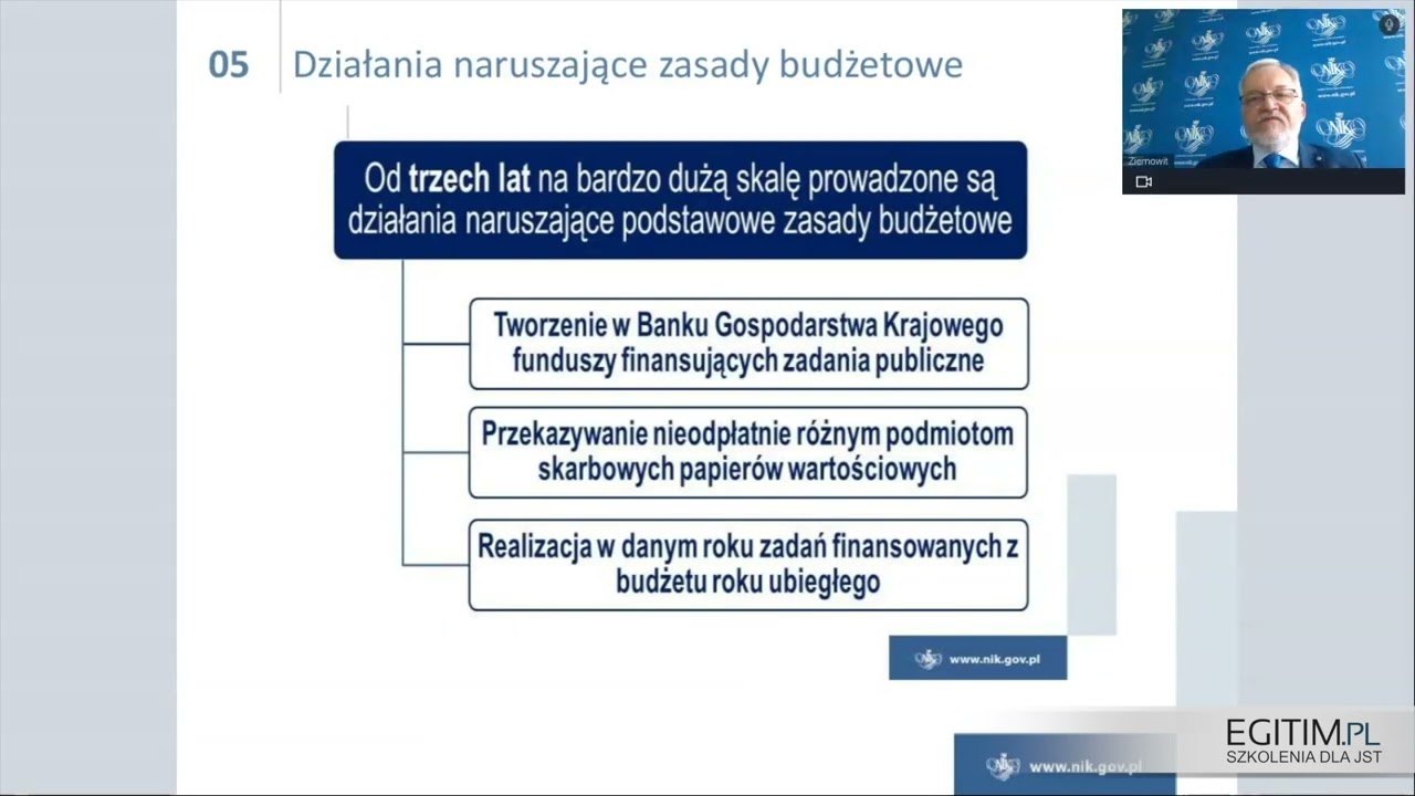mgr inż. Ziemowit Florkowski  - Zarządzanie finansami publicznymi w świetle wynik&oacute;w przeprowadzonych