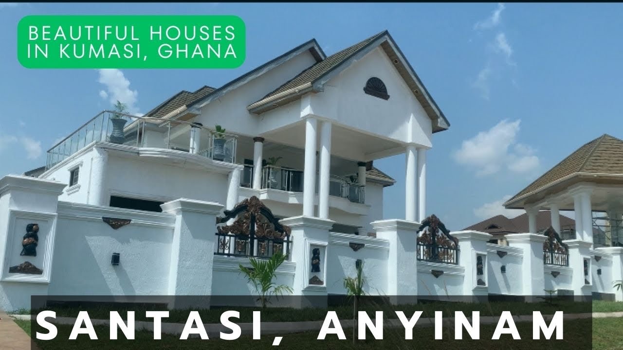 Beautiful HOUSES & ESTATES IN KUMASI Despite Rough Roads |  Santasi Anyinam