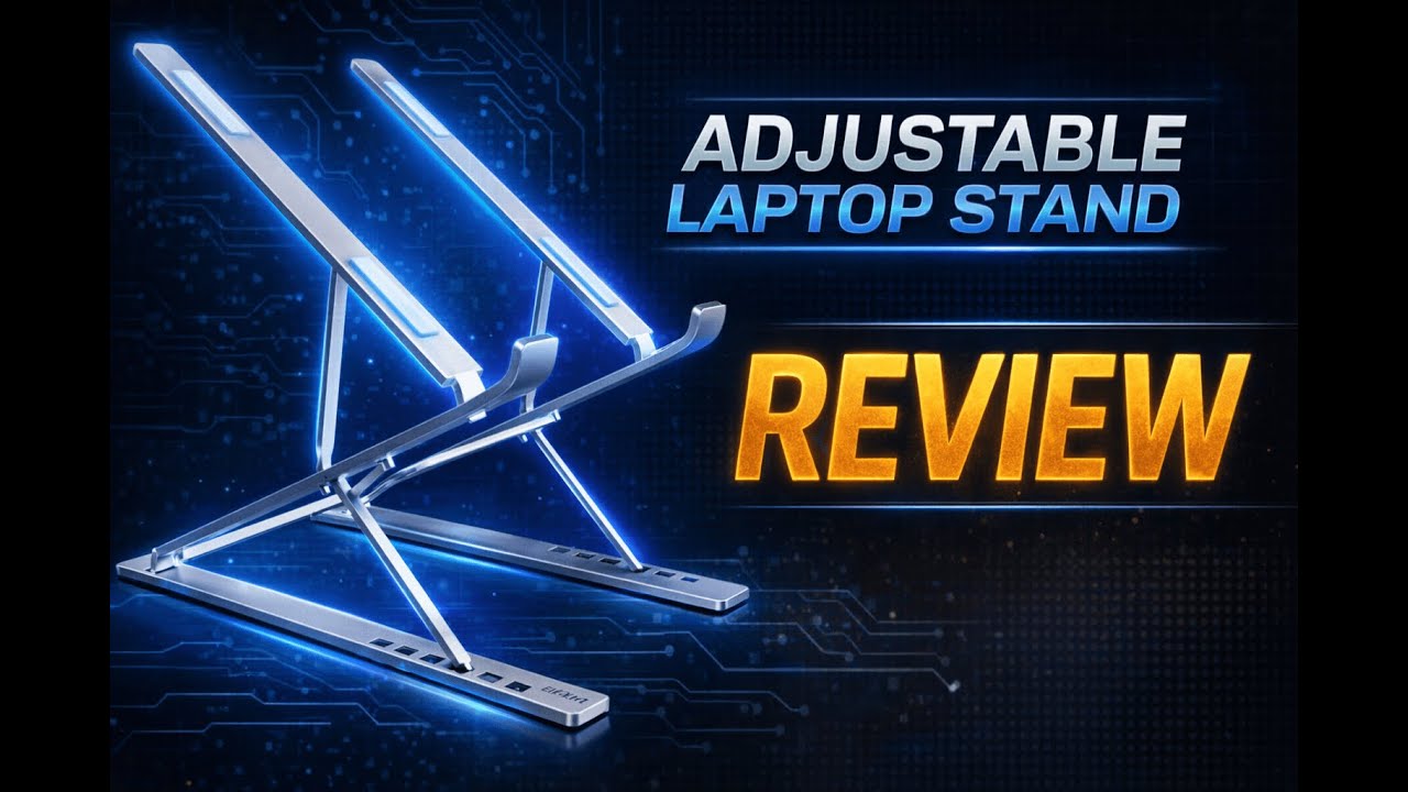 Review - ElfAnt Laptop Stand Adjustable Portable Aluminum for 10