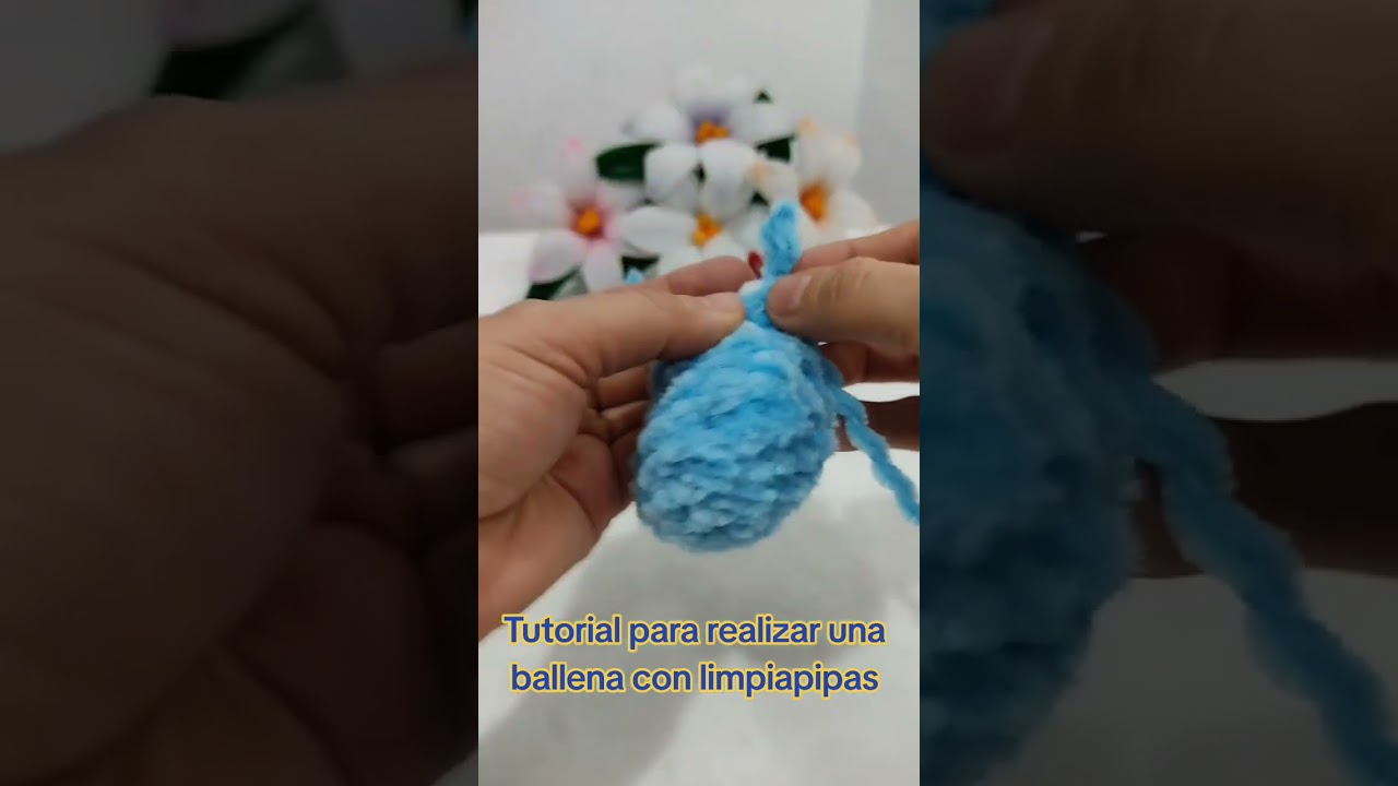 Ballena con limpiapipas