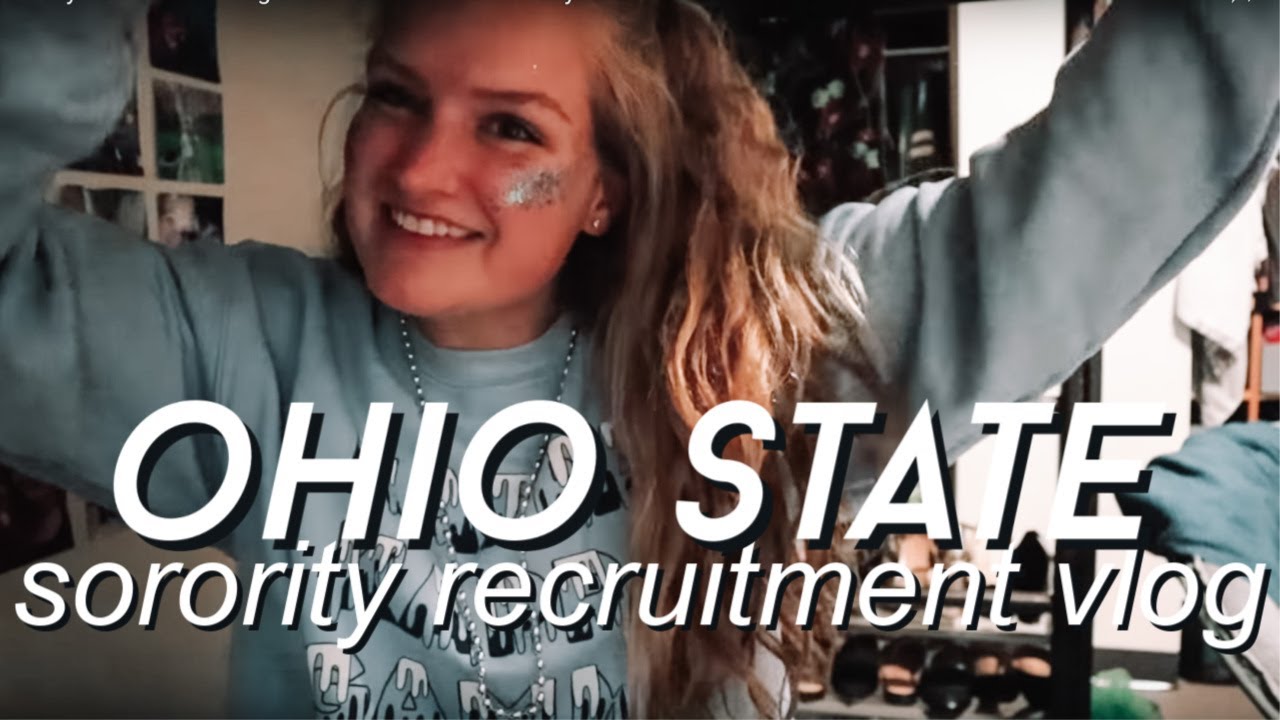 Sorority Recruitment Vlog at The Ohio State University