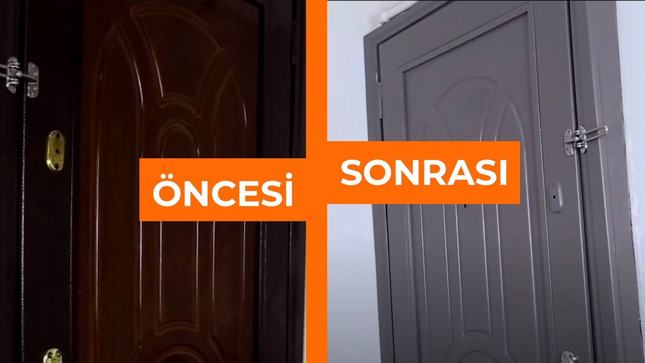 Ev Yenileme - Çelik Kapı Nasıl Boyanır? Dekorasyon Fikirleri | Seray Kutsal