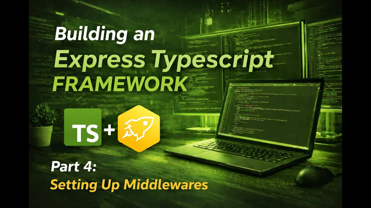 Chapter 4 : Middleware Setup | Express and TypeScript | Building a framework
