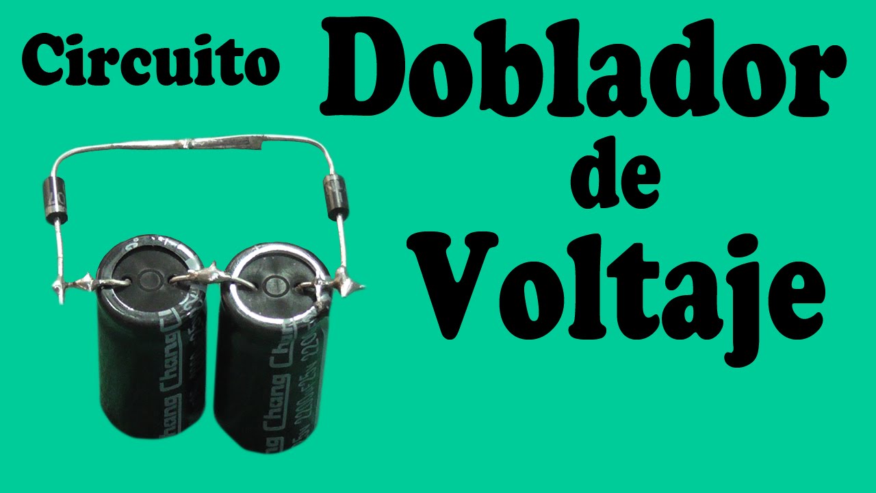 Circuito Doblador de Voltaje Casero (muy fácil de hacer)
