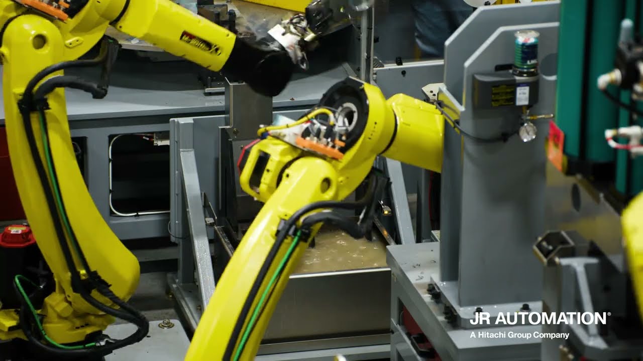 Brake Spider Assembly System Demo | Pentaflex Case Story | JR Automation