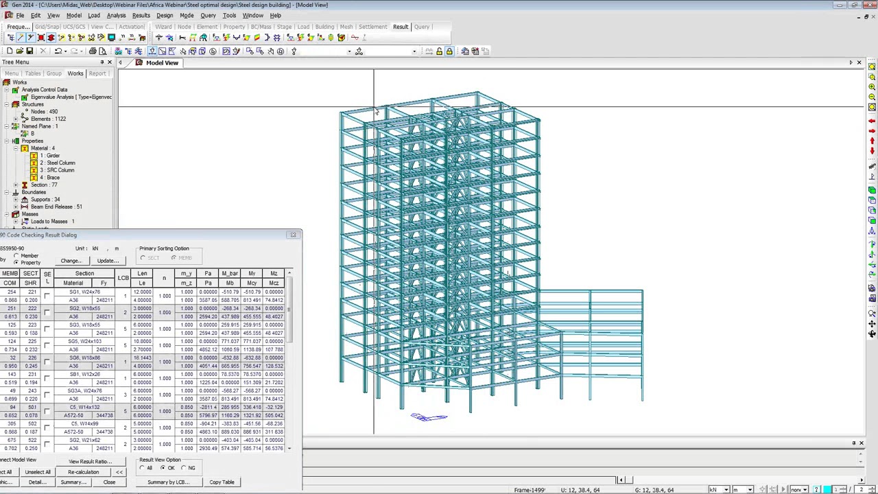 Introduction to midas Design+ for Steel Buildings