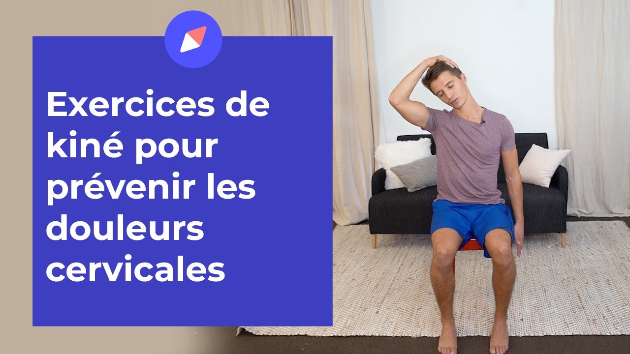 Exercices de kiné pour prévenir les douleurs cervicales #kiné