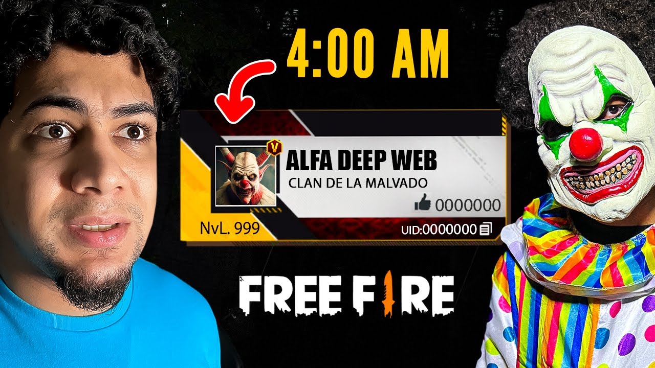 COMPRE otra CUENTA de FREE FIRE en la DEEP WEB *sale MAL* 😱