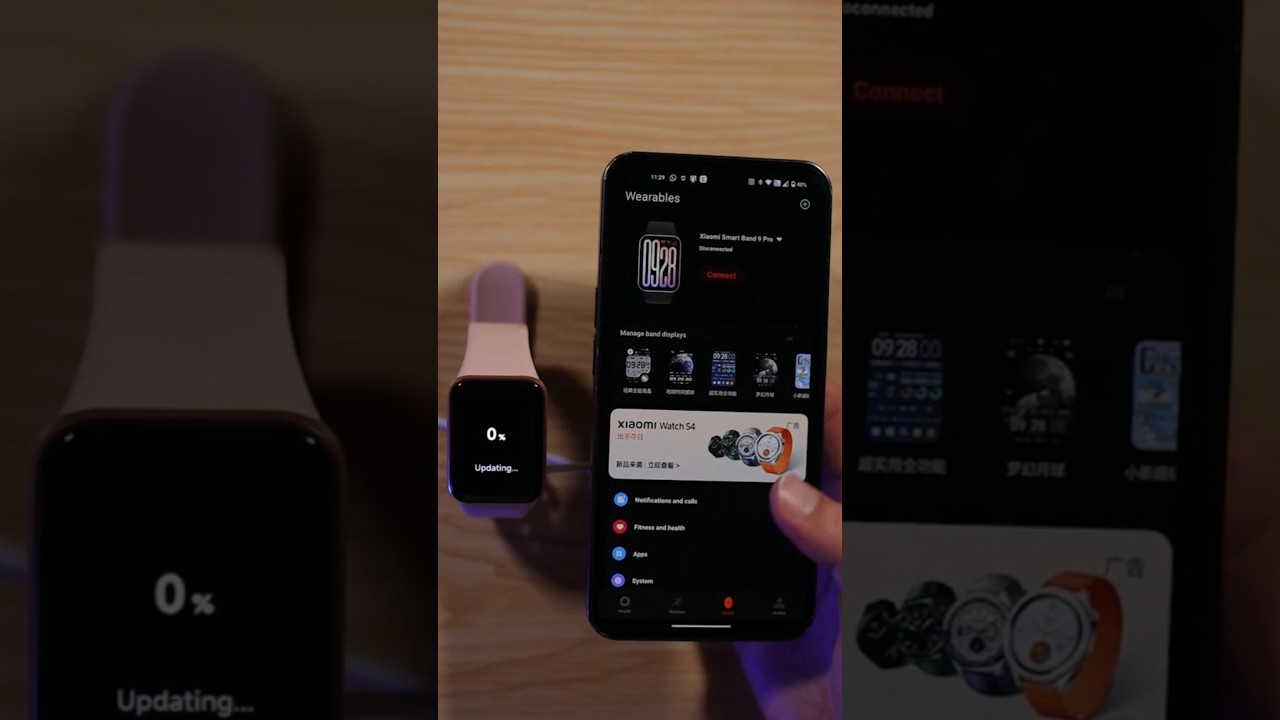 Xiaomi band 9 Pro pairing setup with phone #xiaomi #band #pro #tech #pairing