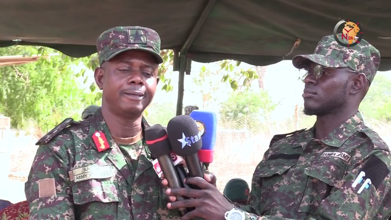 #CDS  The Gambia Armed Forces, nationwide tour of the military installations#