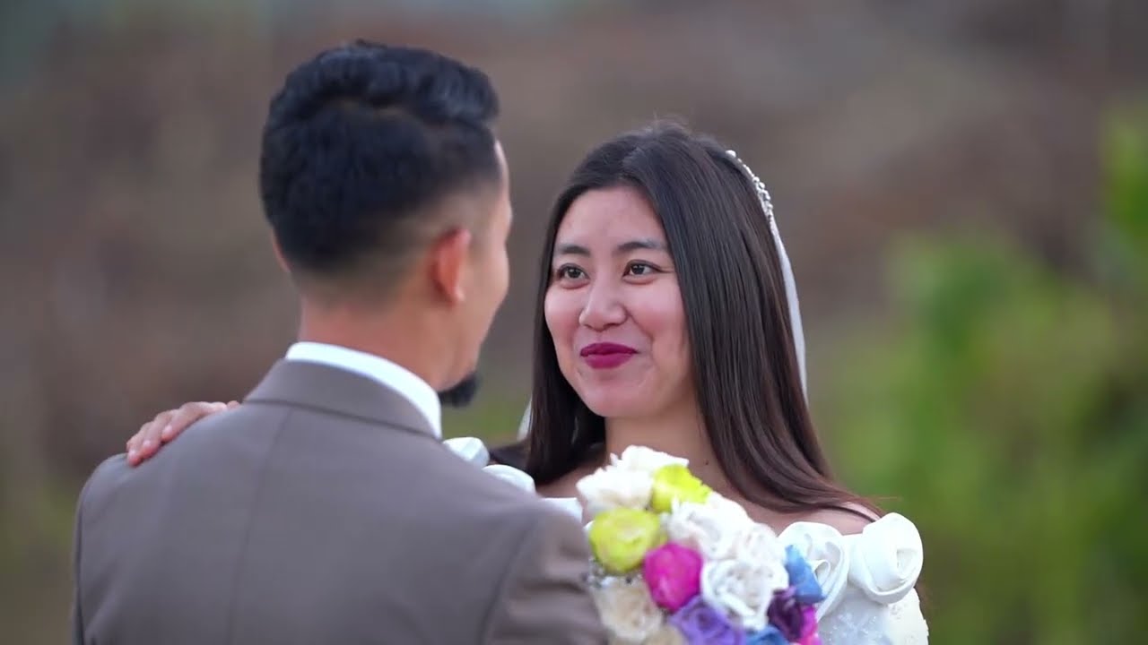 Edward Weds Annie Christian  Wedding