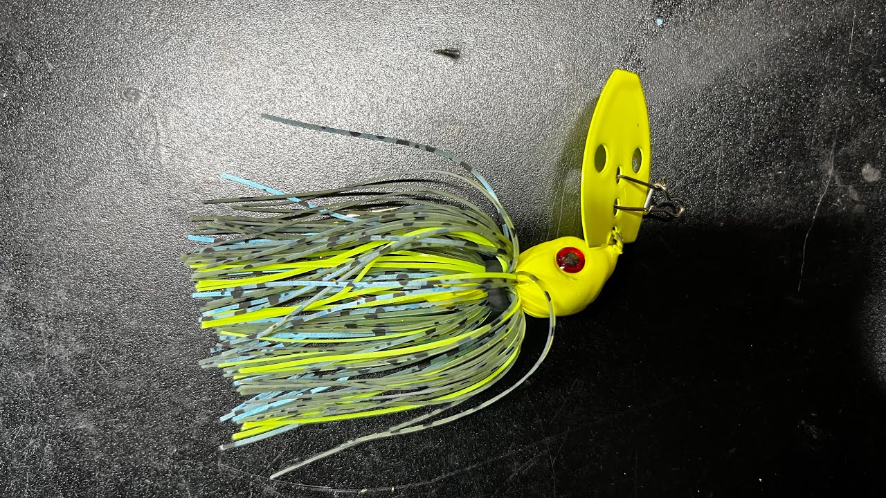 Make a chatter bait with a do-it Poison Tail Jig