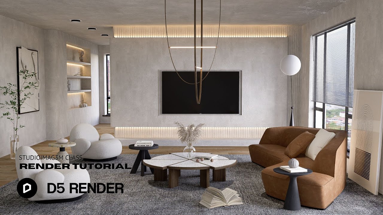 D5 RENDER 2.6 RENDERING RELAISTA TUTORIAL LIVING ROOM