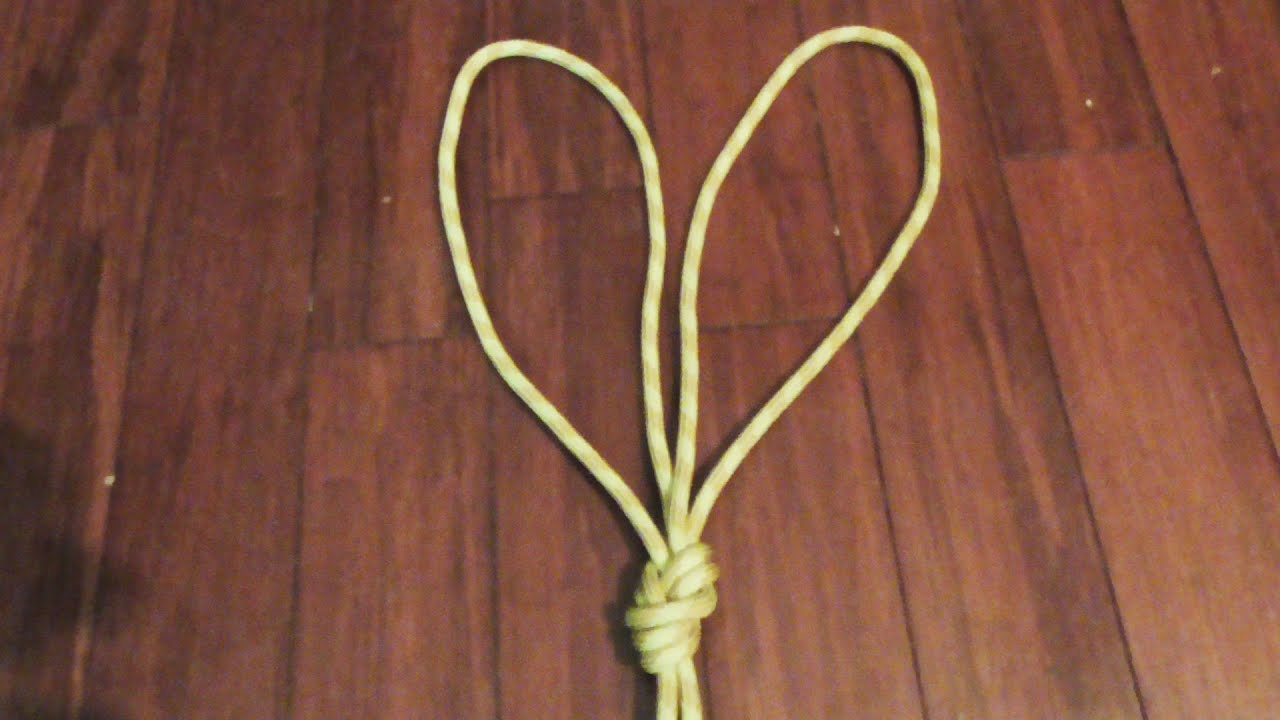 How To Tie The Double Figure 8 Loop (Bunny Ears)