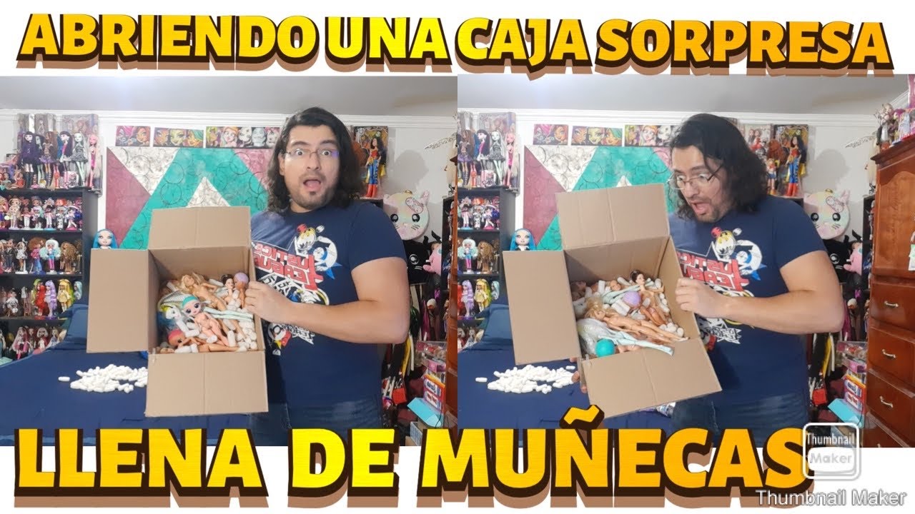 ABRIENDO UNA CAJA SOPRESA LLENA DE MUÑECAS, ES INCREIBLE.