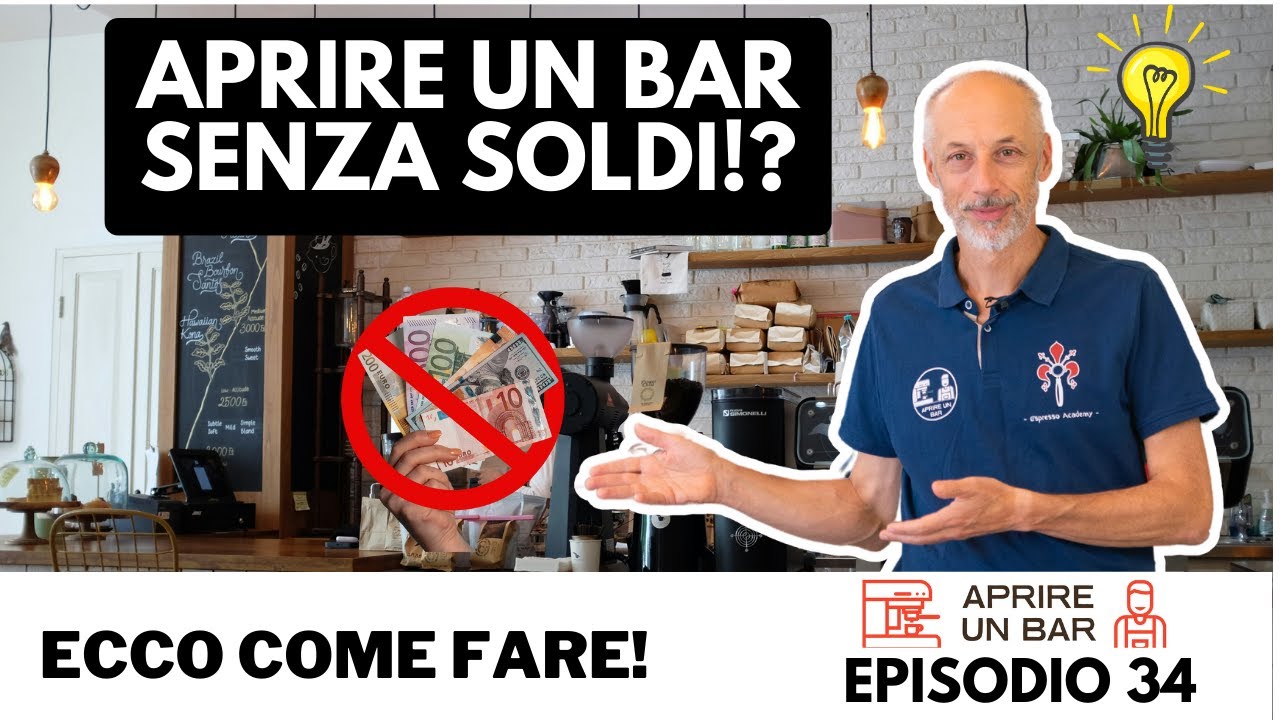 6 consigli (+ 1 bonus) per aprire una bar senza soldi