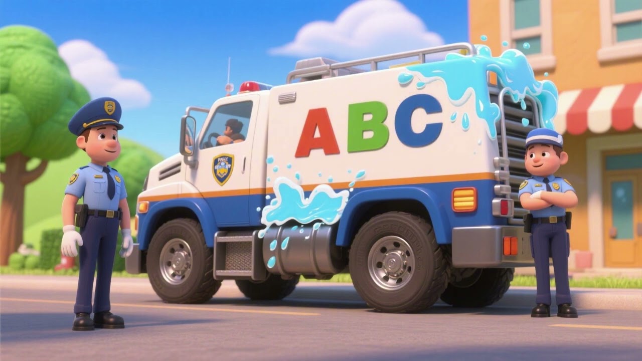 ABC Patrol with the Splash Truck 🚒💦 | Fun Alphabet Song for Kids