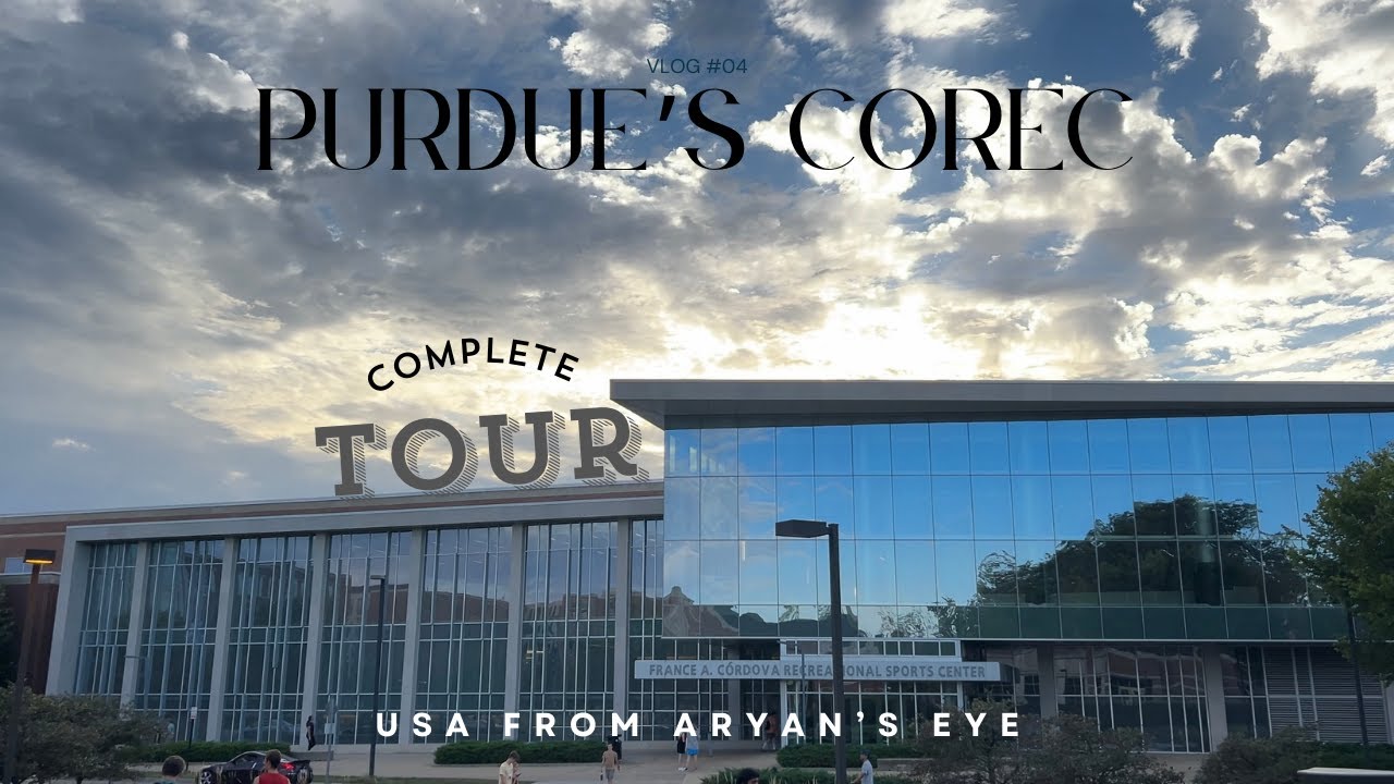 From Laps to Lifts: Exploring Purdue's Recreational Center | USA From Aryan's Eye Vlogs.