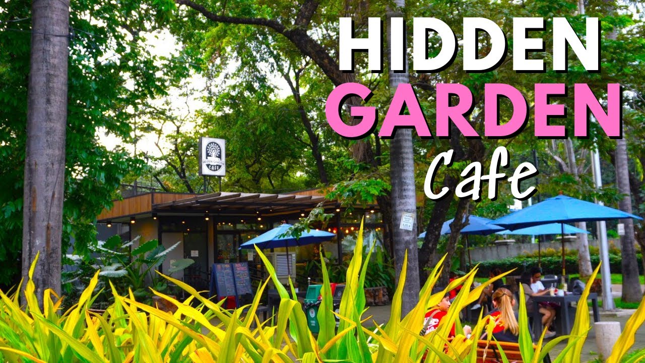 HIDDEN GARDEN CAFE -Old Dump site turned into a lush Garden Cafe in Manila, Philippines.