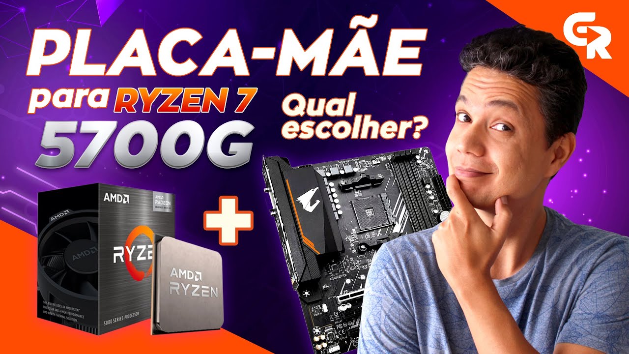 🟢 QUAL &Eacute; A MELHOR PLACA-M&Atilde;E PARA RYZEN 7 5700G? | 8 dicas de placa-m&atilde;e para montar o seu PC!