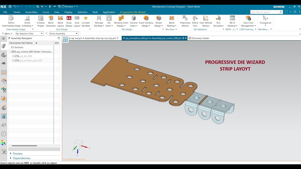 HOW TO MAKE STRIP LAYOUT IN NX