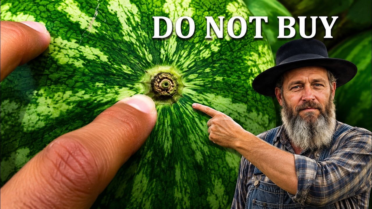 Mennonite Farmers Use This Trick to Pick the Sweetest Watermelons - How to Pick a Sweet Watermelon!