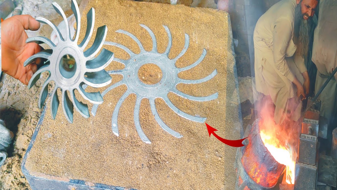 Pump Gear Amazing Process Of Metal Casting A Water Pump Gear from gun metal in this factory